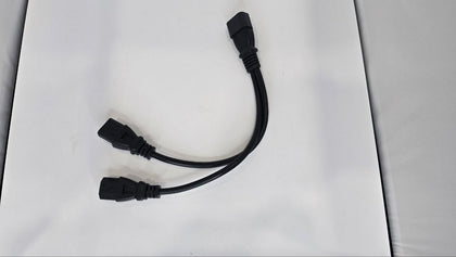 Dual C13 to Single C14 Splitter Power Cable (33CM/13in)